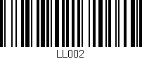 Código de barras (EAN, GTIN, SKU, ISBN): 'LL002'