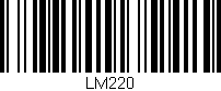 Código de barras (EAN, GTIN, SKU, ISBN): 'LM220'