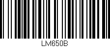 Código de barras (EAN, GTIN, SKU, ISBN): 'LM650B'