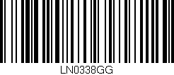 Código de barras (EAN, GTIN, SKU, ISBN): 'LN0338GG'