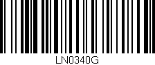 Código de barras (EAN, GTIN, SKU, ISBN): 'LN0340G'