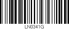 Código de barras (EAN, GTIN, SKU, ISBN): 'LN0341G'