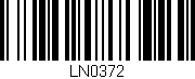 Código de barras (EAN, GTIN, SKU, ISBN): 'LN0372'