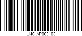 Código de barras (EAN, GTIN, SKU, ISBN): 'LNC-AP000103'