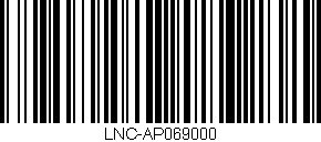 Código de barras (EAN, GTIN, SKU, ISBN): 'LNC-AP069000'