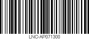 Código de barras (EAN, GTIN, SKU, ISBN): 'LNC-AP071300'