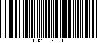 Código de barras (EAN, GTIN, SKU, ISBN): 'LNC-L2958301'