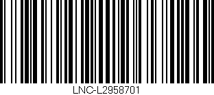 Código de barras (EAN, GTIN, SKU, ISBN): 'LNC-L2958701'