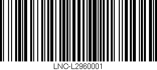 Código de barras (EAN, GTIN, SKU, ISBN): 'LNC-L2960001'