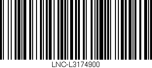 Código de barras (EAN, GTIN, SKU, ISBN): 'LNC-L3174900'
