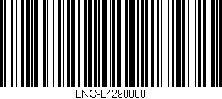 Código de barras (EAN, GTIN, SKU, ISBN): 'LNC-L4290000'