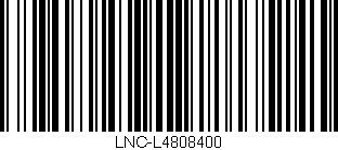 Código de barras (EAN, GTIN, SKU, ISBN): 'LNC-L4808400'