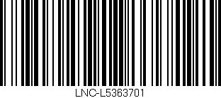 Código de barras (EAN, GTIN, SKU, ISBN): 'LNC-L5363701'