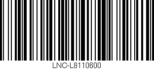Código de barras (EAN, GTIN, SKU, ISBN): 'LNC-L8110600'
