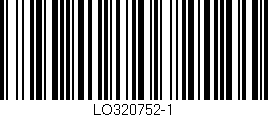 Código de barras (EAN, GTIN, SKU, ISBN): 'LO320752-1'