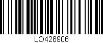 Código de barras (EAN, GTIN, SKU, ISBN): 'LO426906'