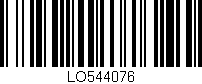 Código de barras (EAN, GTIN, SKU, ISBN): 'LO544076'