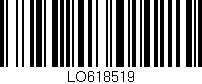 Código de barras (EAN, GTIN, SKU, ISBN): 'LO618519'