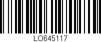 Código de barras (EAN, GTIN, SKU, ISBN): 'LO645117'