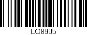 Código de barras (EAN, GTIN, SKU, ISBN): 'LO8905'