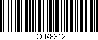Código de barras (EAN, GTIN, SKU, ISBN): 'LO948312'