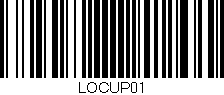 Código de barras (EAN, GTIN, SKU, ISBN): 'LOCUP01'