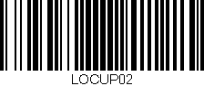 Código de barras (EAN, GTIN, SKU, ISBN): 'LOCUP02'