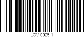 Código de barras (EAN, GTIN, SKU, ISBN): 'LOV-8825-1'