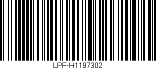 Código de barras (EAN, GTIN, SKU, ISBN): 'LPF-H1197302'