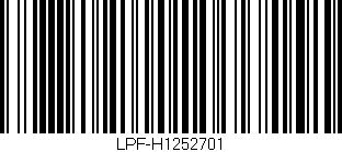 Código de barras (EAN, GTIN, SKU, ISBN): 'LPF-H1252701'