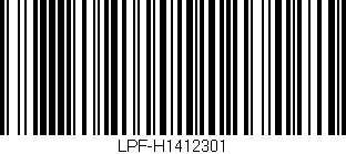 Código de barras (EAN, GTIN, SKU, ISBN): 'LPF-H1412301'