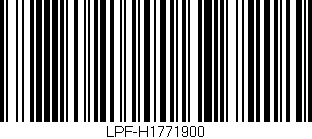 Código de barras (EAN, GTIN, SKU, ISBN): 'LPF-H1771900'
