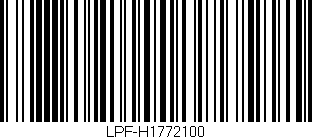 Código de barras (EAN, GTIN, SKU, ISBN): 'LPF-H1772100'