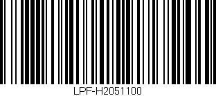 Código de barras (EAN, GTIN, SKU, ISBN): 'LPF-H2051100'