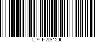 Código de barras (EAN, GTIN, SKU, ISBN): 'LPF-H2051300'