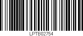 Código de barras (EAN, GTIN, SKU, ISBN): 'LPTB02754'