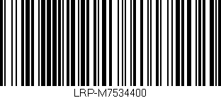 Código de barras (EAN, GTIN, SKU, ISBN): 'LRP-M7534400'
