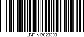 Código de barras (EAN, GTIN, SKU, ISBN): 'LRP-MB026300'