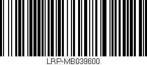 Código de barras (EAN, GTIN, SKU, ISBN): 'LRP-MB039600'