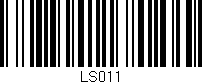 Código de barras (EAN, GTIN, SKU, ISBN): 'LS011'
