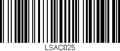 Código de barras (EAN, GTIN, SKU, ISBN): 'LSAC025'