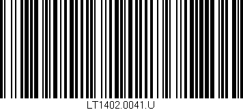 Código de barras (EAN, GTIN, SKU, ISBN): 'LT1402.0041.U'