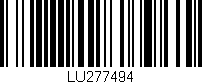 Código de barras (EAN, GTIN, SKU, ISBN): 'LU277494'