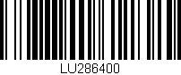 Código de barras (EAN, GTIN, SKU, ISBN): 'LU286400'