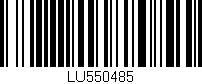 Código de barras (EAN, GTIN, SKU, ISBN): 'LU550485'