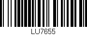 Código de barras (EAN, GTIN, SKU, ISBN): 'LU7655'