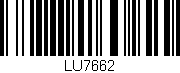 Código de barras (EAN, GTIN, SKU, ISBN): 'LU7662'