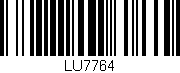 Código de barras (EAN, GTIN, SKU, ISBN): 'LU7764'