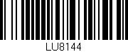 Código de barras (EAN, GTIN, SKU, ISBN): 'LU8144'