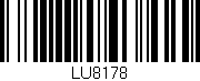 Código de barras (EAN, GTIN, SKU, ISBN): 'LU8178'